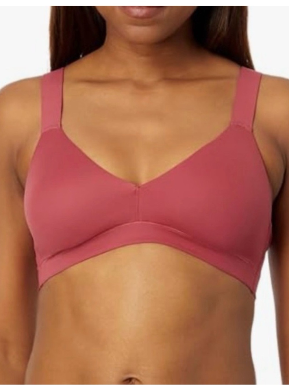 Spanx Brallelujah Wireless Bra Winter Rose Size XL 30036R Smoothing Back